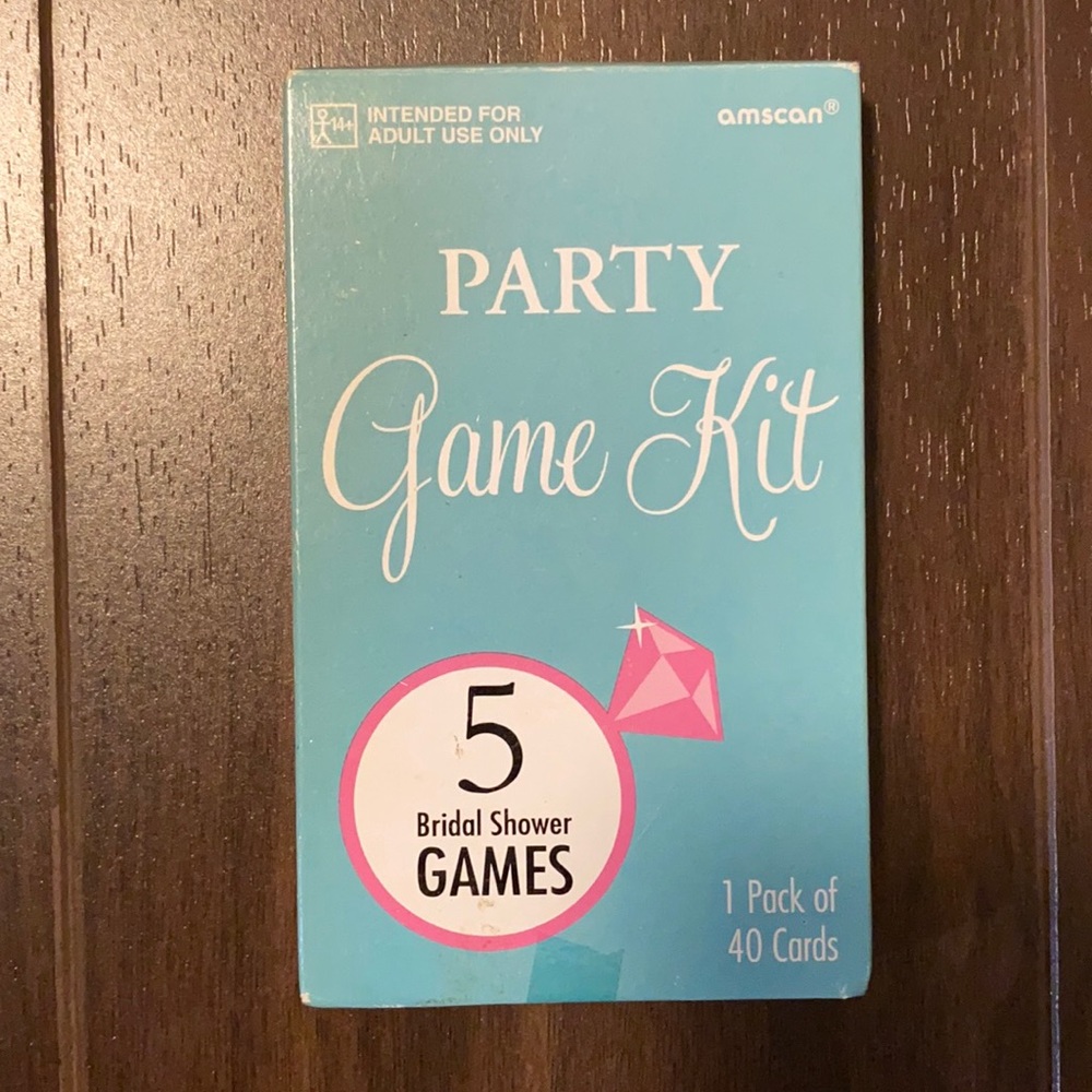 Bridal Shower Party Game Kit